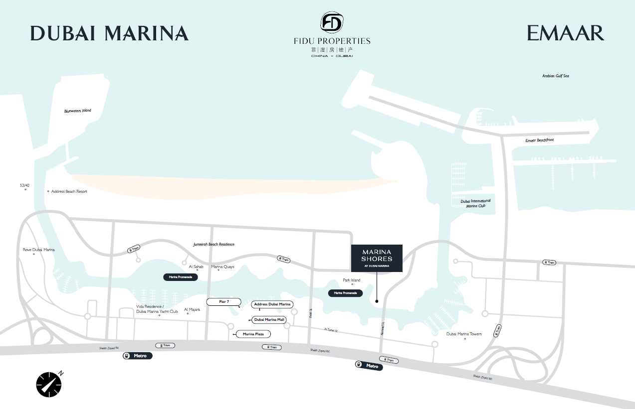 Marina Shores apartments Masterplan